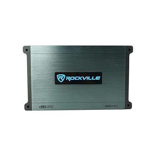  Rockville DBM45 4-Channel 2000w Peak/500w Dyno-Certified RMS Marine/Boat Amplifier