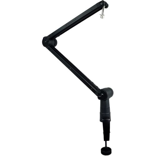  Rockville ROGAN STAND Pro Boom Arm Mic Stand with Fixed Mount+Desk Stand+Cable