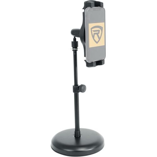  Rockville iStand 7 iPad/iPhone/Phone/Tablet Desktop Studio Stand/Adjustable Height+Mic Clip