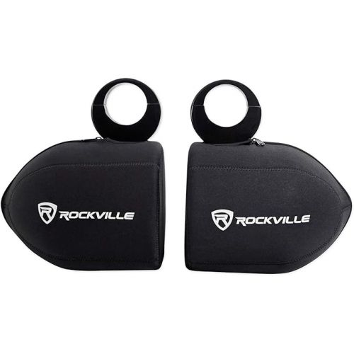  Pair Rockville RWBC80 Neoprene Covers for 8