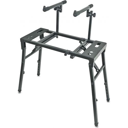  Rockville PKS40 Platform Style 2-Tier Keyboard Stand Adjustable Height + Width