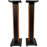 [아마존베스트]Rockville 2 RHTSC 36 Inch Bookshelf Speaker Stands Surround Sound Home Theater