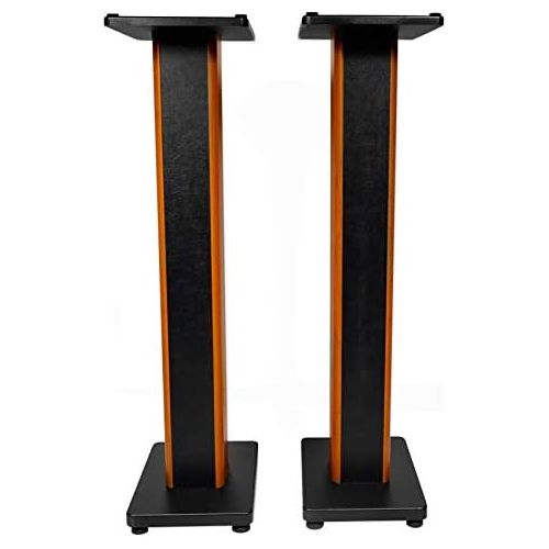  [아마존베스트]Rockville 2 RHTSC 36 Inch Bookshelf Speaker Stands Surround Sound Home Theater