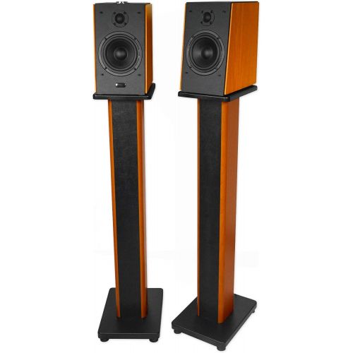  [아마존베스트]Rockville 2 RHTSC 36 Inch Bookshelf Speaker Stands Surround Sound Home Theater