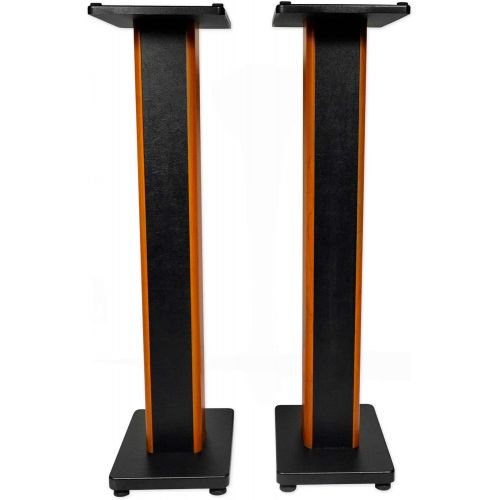  [아마존베스트]Rockville 2 RHTSC 36 Inch Bookshelf Speaker Stands Surround Sound Home Theater