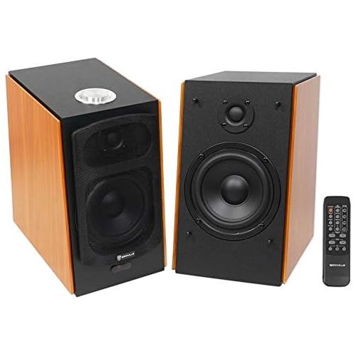  [아마존베스트]Rockville HD5 Pair Powered Bookshelf Speakers Bluetooth Monitor Speaker System 5 inch