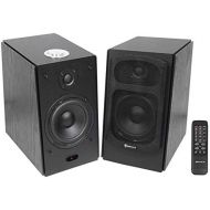 [아마존베스트](2) Rockville HD5B 5 150w RMS Powered Bluetooth Bookshelf Home Theater Speakers