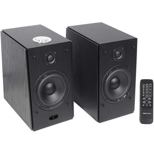  [아마존베스트](2) Rockville HD5B 5 150w RMS Powered Bluetooth Bookshelf Home Theater Speakers