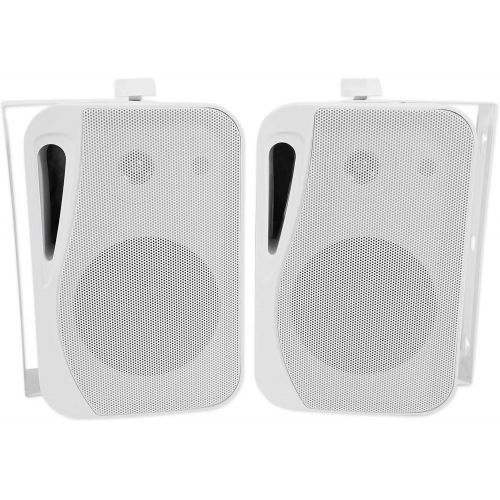  [아마존베스트]Pair Rockville HP4S 4 Outdoor/Indoor Home Theater Speakers with Swivel Bracket