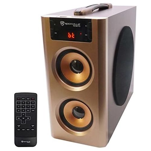  [아마존베스트]Rockville RHB70 Home Theater Compact Powered Speaker System w Bluetooth/USB/FM