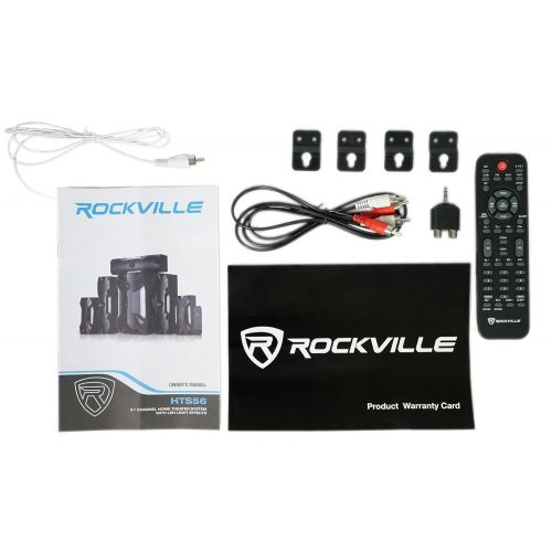  Rockville HTS56 1000w 5.1 Channel Home Theater System/Bluetooth/USB+8 Subwoofer