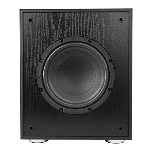  Rockville Rock Shaker 8 Inch Black 400w Powered Home Theater Subwoofer Sub
