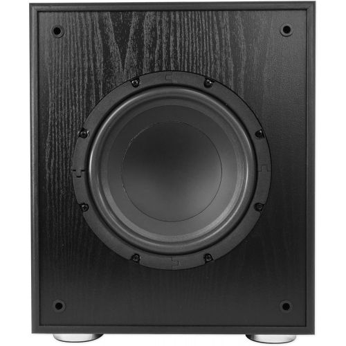  Rockville Rock Shaker 8 Inch Black 400w Powered Home Theater Subwoofer Sub