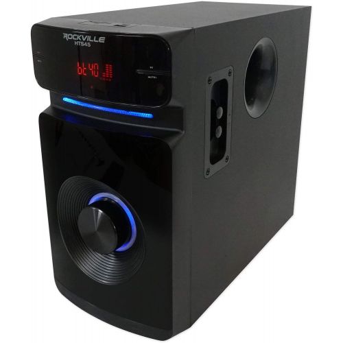  Rockville HTS45 600w 5.1 Channel Bluetooth Home Theater Audio System+Subwoofer