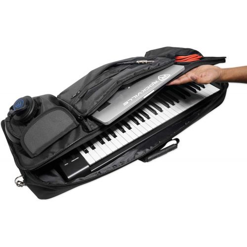 Rockville 49-Key Case Soft Carry Bag 4 Impulse+Launchkey 49 Controller Keyboards