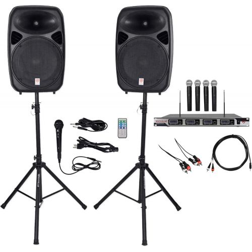  Rockville Dual 15 iphone/ipad/Android/Laptop,TV Youtube Karaoke Machine/System