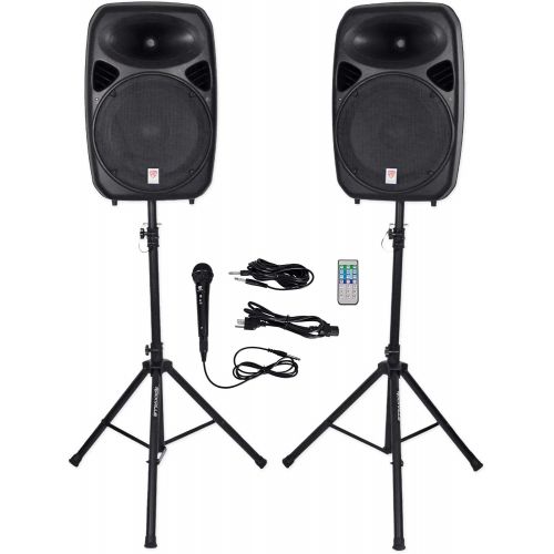  Rockville Dual 15 iphone/ipad/Android/Laptop,TV Youtube Karaoke Machine/System