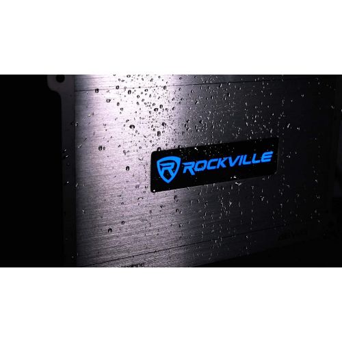  Rockville DBM45 4-Channel 2000w Peak/500w Dyno-Certified RMS Marine/Boat Amplifier