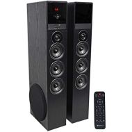 [아마존베스트]Rockville TM150B Black Home Theater System Tower Speakers 10 Sub/Blueooth/USB