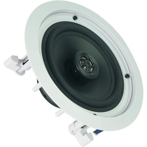 [아마존베스트]2 Rockville CC65T White 6.5 Commercial 70v Ceiling Speakers for Restaurant