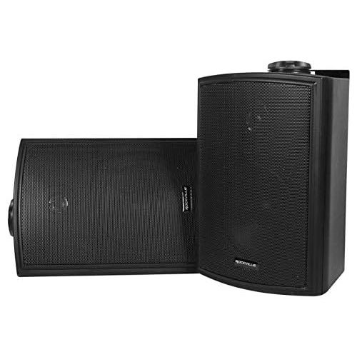  [아마존베스트](2) Rockville HP5S BK 5.25 Outdoor/Indoor Swivel Home Theater Speakers in Black