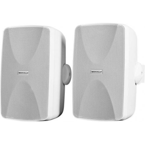  [아마존베스트](6) Rockville WET-7020W White 70V 5.25 Commercial Indoor/Outdoor Wall Speakers