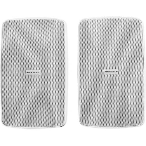  [아마존베스트](6) Rockville WET-7020W White 70V 5.25 Commercial Indoor/Outdoor Wall Speakers