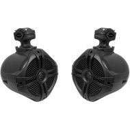 [아마존베스트]Pair Rockville RWB70B Black 6.5 250w Marine Wakeboard 360° Swivel Tower Speakers