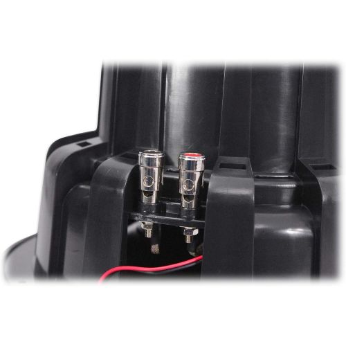  [아마존베스트](2) Rockville MS10LB 10 2400 Watt Black Marine Boat 10 Free Air Subwoofers w/LEDs