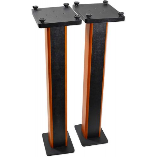  Rockville 2 RHTSC 36 Inch Bookshelf Speaker Stands Surround Sound Home Theater