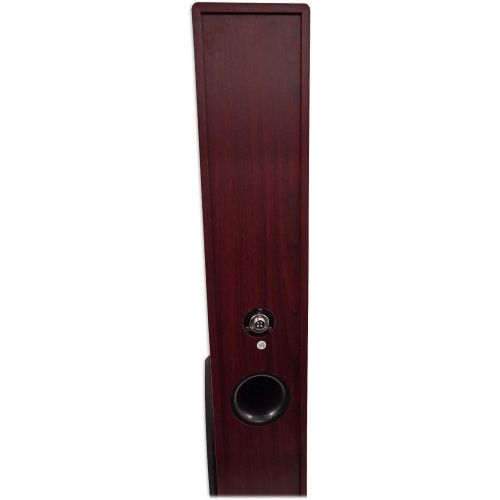  Rockville TM150C Cherry Powered Home Theater Tower Speakers 10 Sub/Blueooth/USB