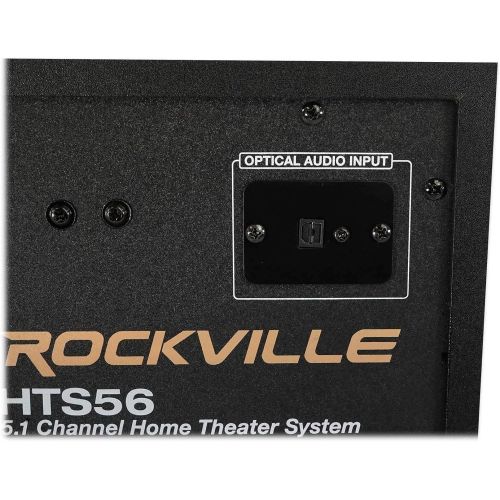  Rockville HTS56 1000w 5.1 Channel Home Theater System/Bluetooth/USB+8 Subwoofer