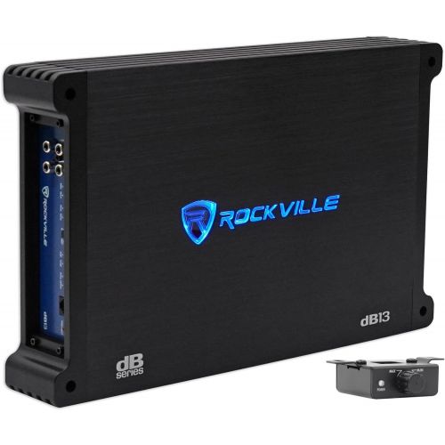  Rockville dB13 3000 Watt Peak/750w RMS Mono 2 Ohm Amplifier Car Amp