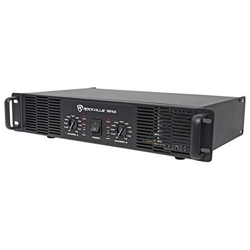  Rockville RPA5 1000w Peak / 400w RMS (200 x 2) 2 Channel Power Amplifier Pro/DJ Amp