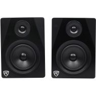 [아마존베스트]Rockville APM5B 5.25 2-Way 250W Active/Powered USB Studio Monitor Speakers Pair