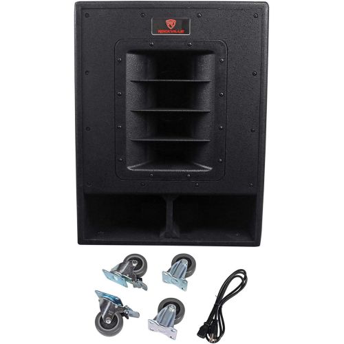  [아마존베스트]Rockville RBG15FA 15 2400w Active Powered Pro Subwoofer Folded Horn PA/DJ Sub