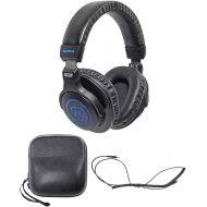 [아마존베스트]Rockville DJ Headphones w/Detachable Coil Cable, Case+Extra Ear Pad (DJ1500)