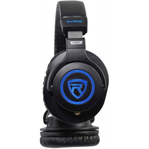  [아마존베스트]Rockville DJ Headphones w/Detachable Coil Cable, Case+Extra Ear Pad (DJ1500)