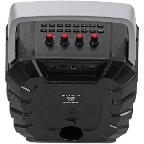  Rockville ROCKBOX 6.5 100 Watt Portable Rechargable Bluetooth Speaker w USBSD