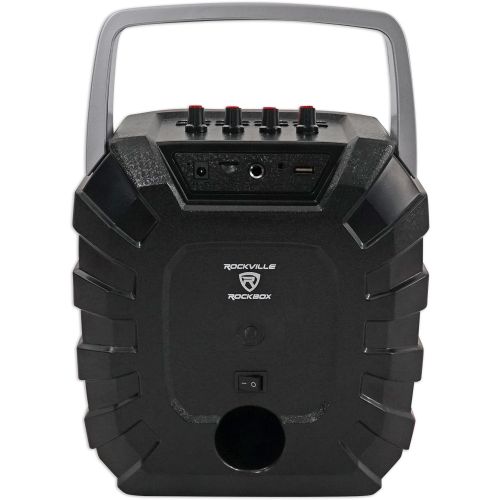  Rockville ROCKBOX 6.5 100 Watt Portable Rechargable Bluetooth Speaker w USBSD