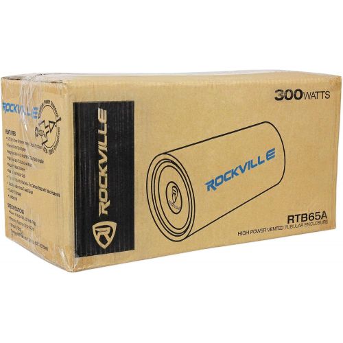  Rockville RTB80A 8 400 Watt Powered Subwoofer Bass Tube + MP3 Input