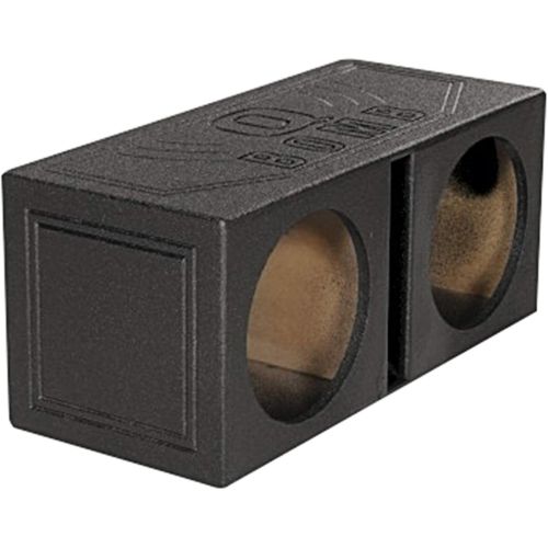  Rockville RQB10V Dual 10 Vented Subwoofer Sub Box EnclosureBed Liner Finished