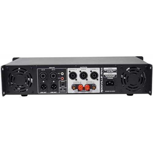  Rockville RPA5 1000 Watt Peak  500w RMS 2 Channel Power Amplifier ProDJ Amp