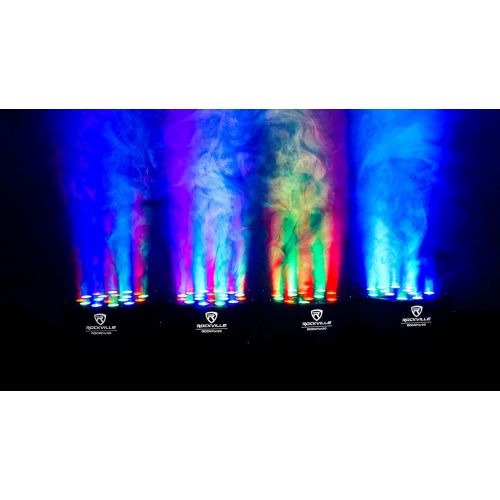  Rockville RockPAR50 LED RGB Compact Par Can DJClub DMX Wash Light+Dual Bracket