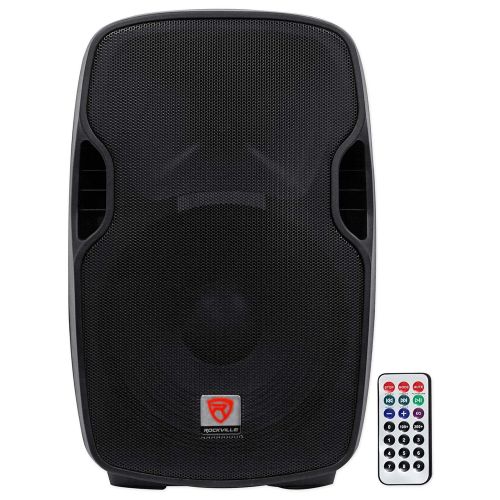  Rockville BPA 15 Church Speaker Sound System+Headset Mic For Sermons, Speeches