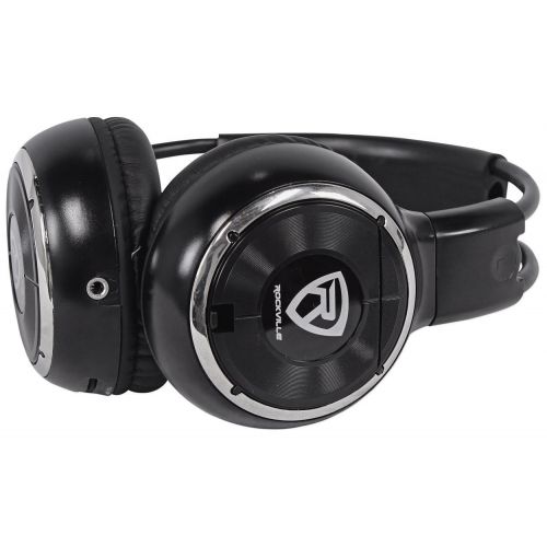  (2) Rockville RFH3 Wireless Infrared IR Car Headphones for Any Car Monitor