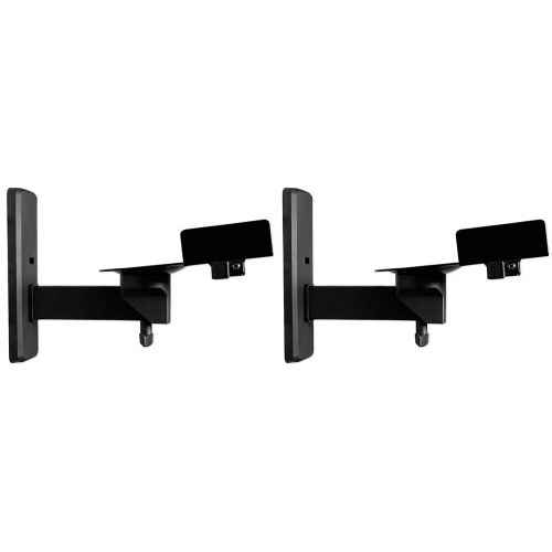  Rockville RHSB8 Wall Mount Swivel Home Theater Bookshelf Speaker Brackets (Pair)