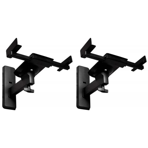  Rockville RHSB8 Wall Mount Swivel Home Theater Bookshelf Speaker Brackets (Pair)