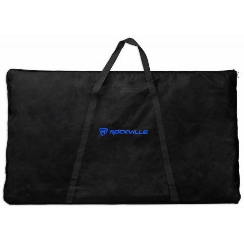  Rockville RFAAW DJ Event Facade Light Weight Metal Frame Booth+Travel Bag+Scrim