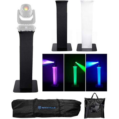  Rockville (1) Totem Light Stand+Black+White Scrims For Chauvet Intimidator Spot 375Z IRC